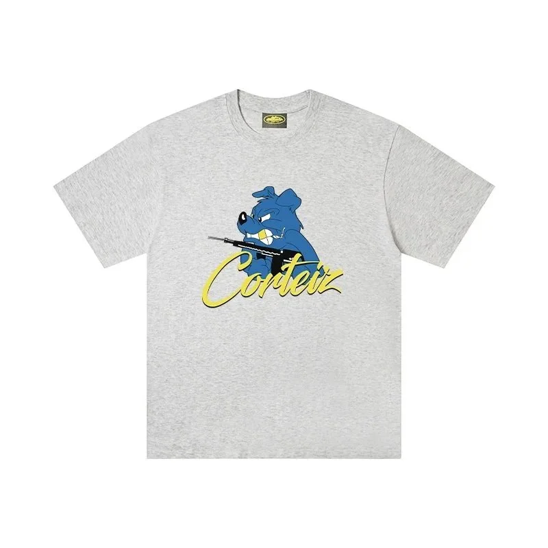 Corteiz Corteiz RTW Bear T-Shirt Grey Grey - 1