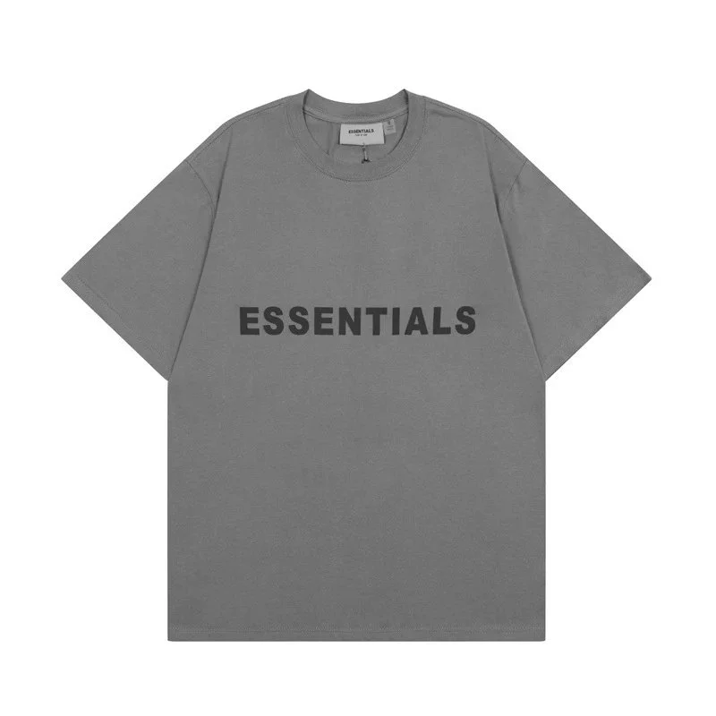 Essentials Essentials Dark Gray T-Shirt Grey - 1