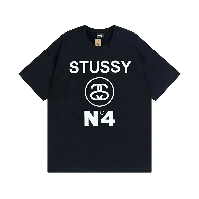 Stussy Stussy N°4 Black T-Shirt Black - 1