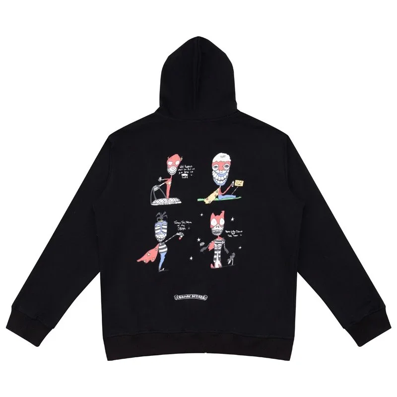 Other Black Graphic Hoodie Black - 1