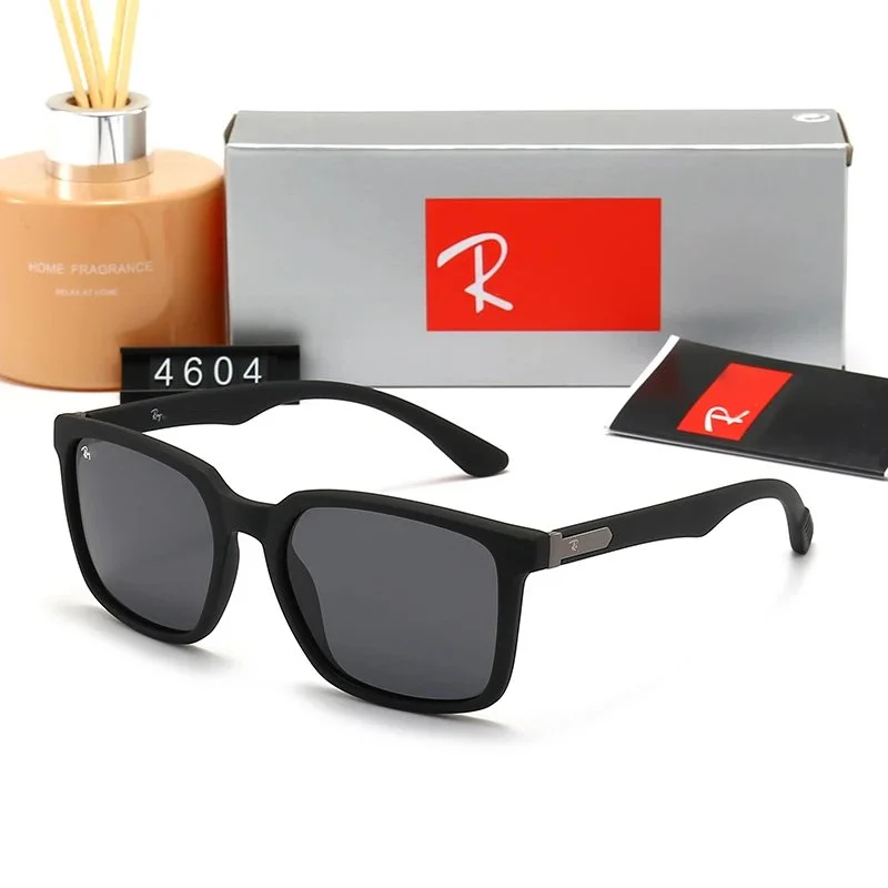 Other Unisex 4604 Black Polarized Sunglasses Black - 1