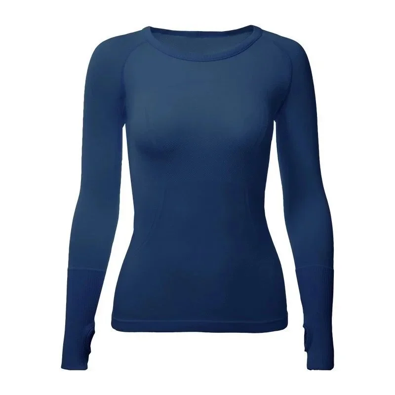 Other 1.0孔雀蓝 Long Sleeve T-Shirt Blue - 1