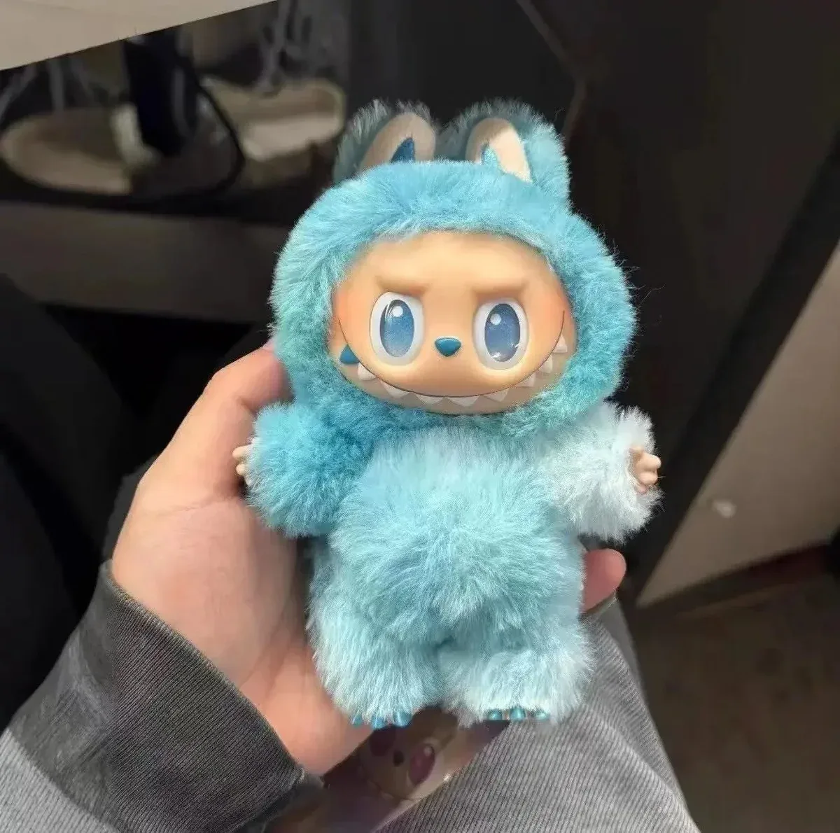 Other Cyan Fuzzy Plush Toy - Style 6 Blue - 1
