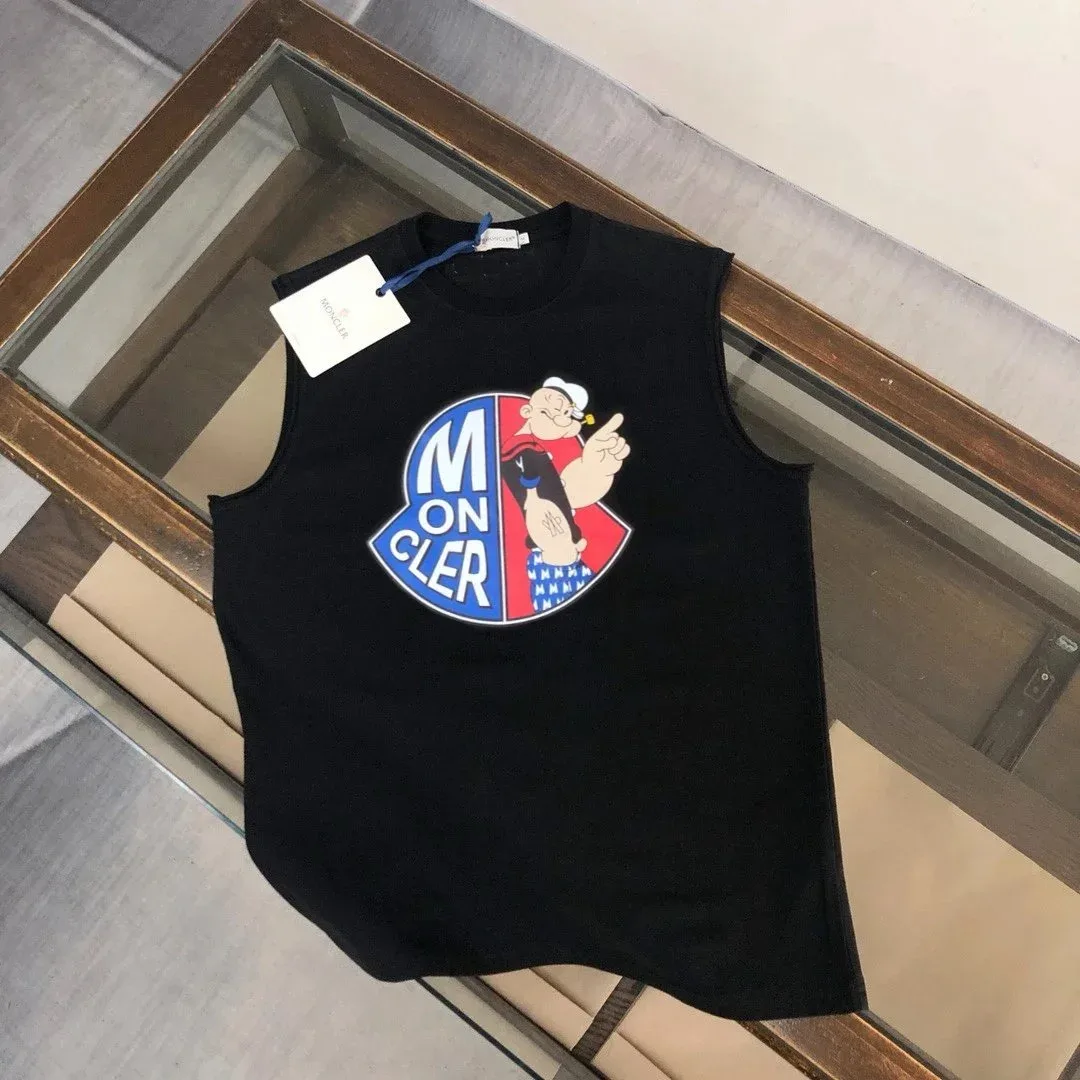 Moncler Moncler Popeye Black Tank Top Black