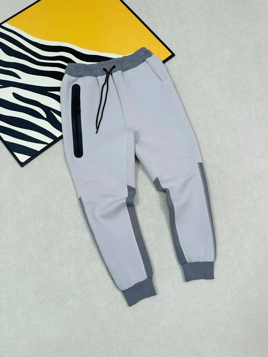 Other Unisex Grey & Dark Grey Tech Fleece Jogger Pants Grey - 1