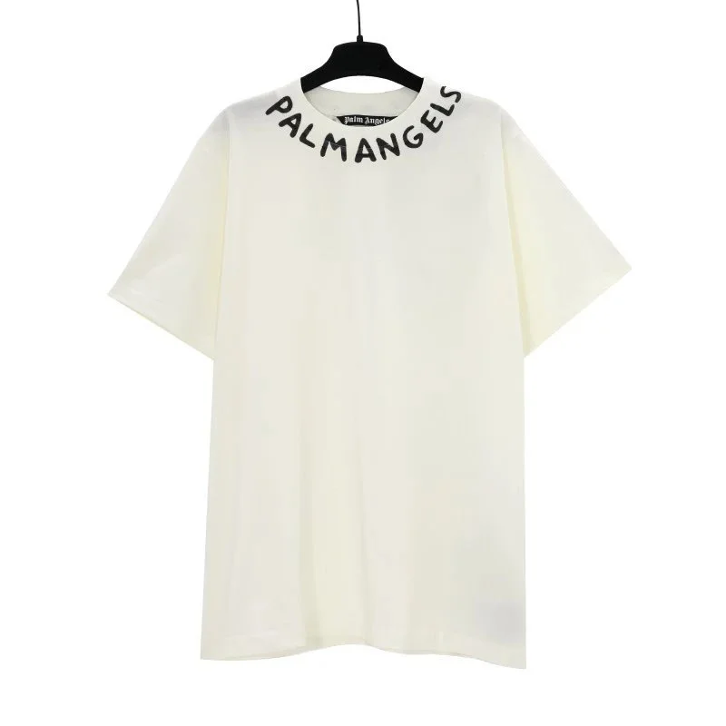 Palm Angels Palm Angels White Logo T-Shirt White - 1