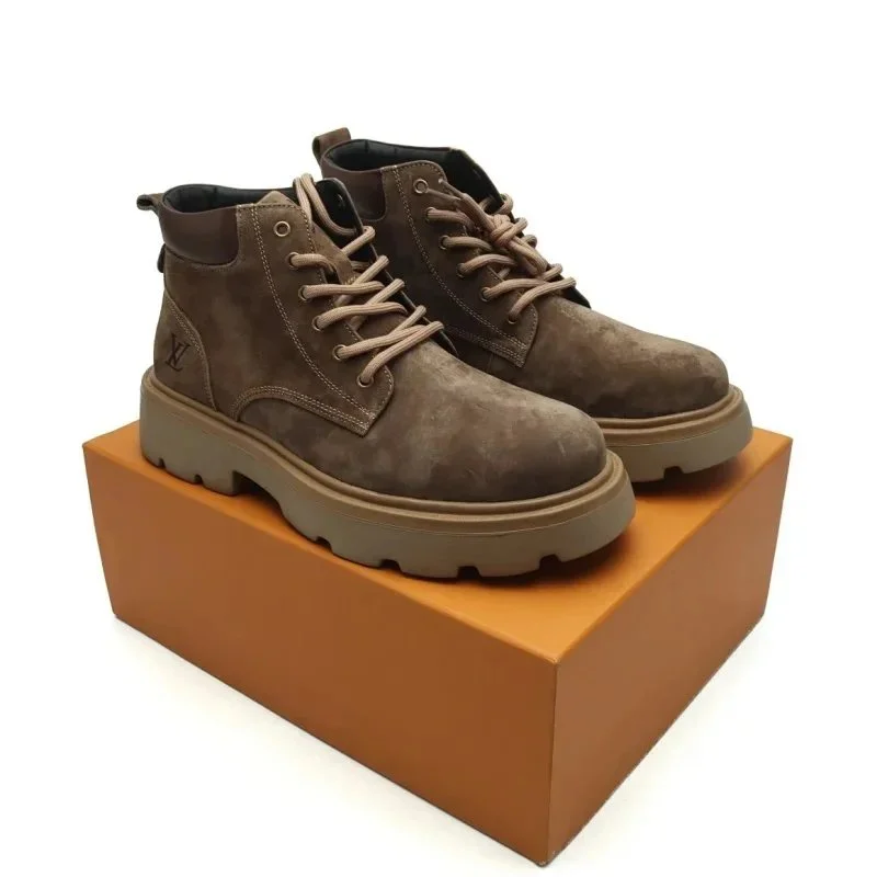 Louis Vuitton Louis Vuitton Tabi Brown Leather Boots Brown