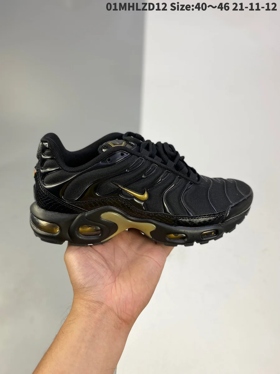 Nike Nike Air Max Tuned Air Black Gold Sneakers Black - 1