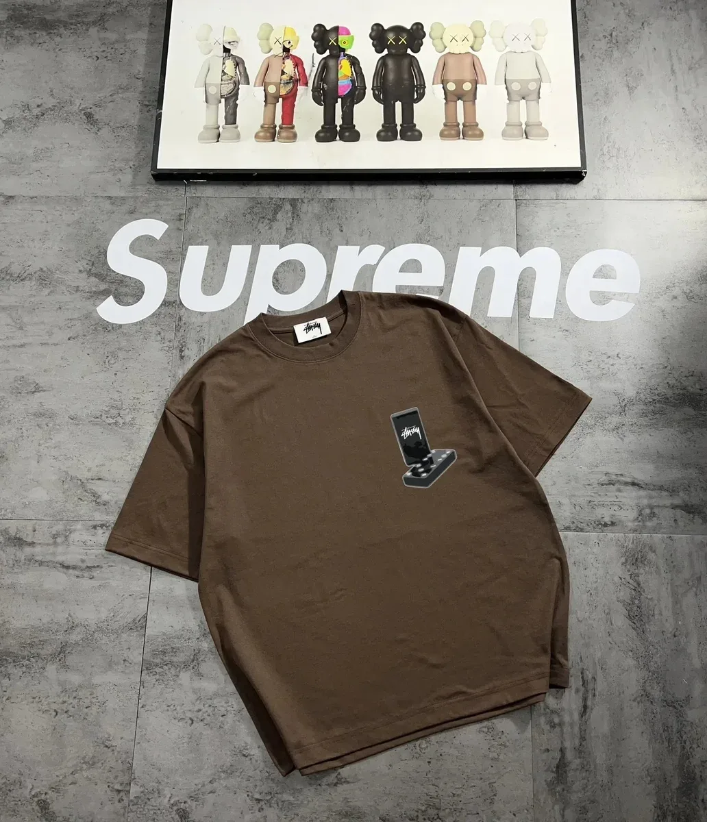 Stussy Stussy Stüssy Bear T-Shirt Brown Brown - 1