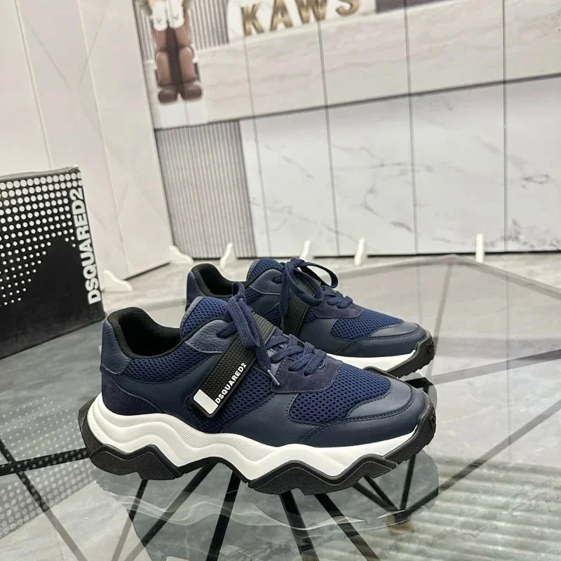 DSQUARED2 DSQUARED2 Cool Guy Navy Blue Sneakers Navy - 1