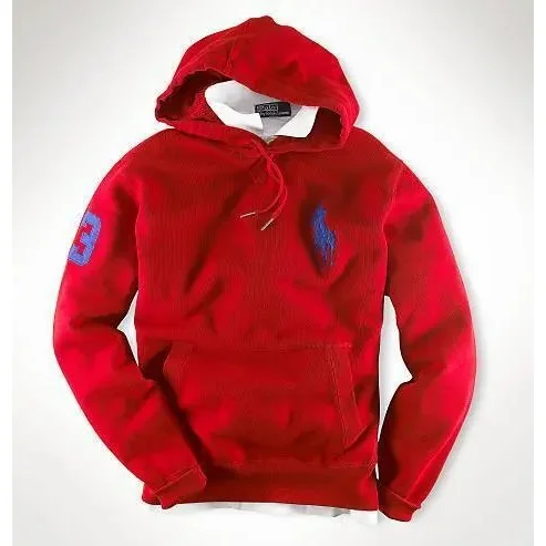 Polo Ralph Lauren Polo Ralph Lauren Big Pony Red Hoodie Red - 1