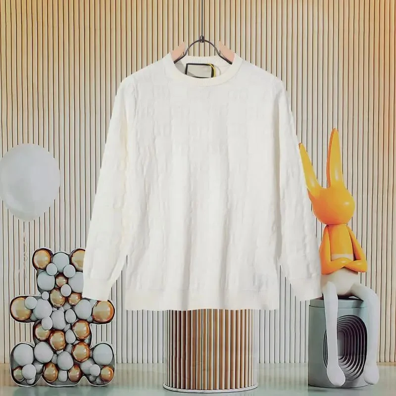 Gucci Gucci GG Supreme White/Dark Brown Sweater White
