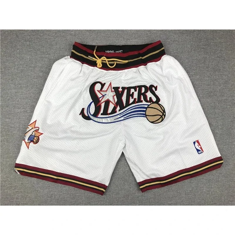 Other Philadelphia 76ers White Basketball Shorts White - 1