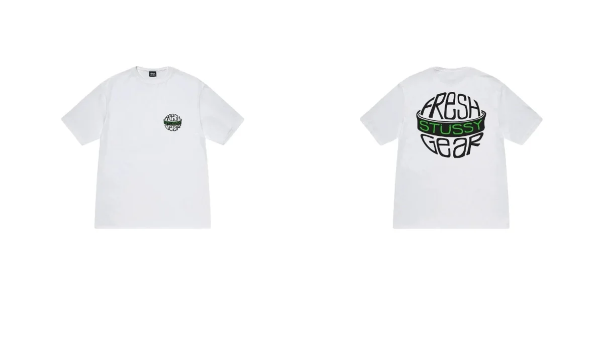 Stussy Stussy Fresh Gear White T-Shirt White - 1