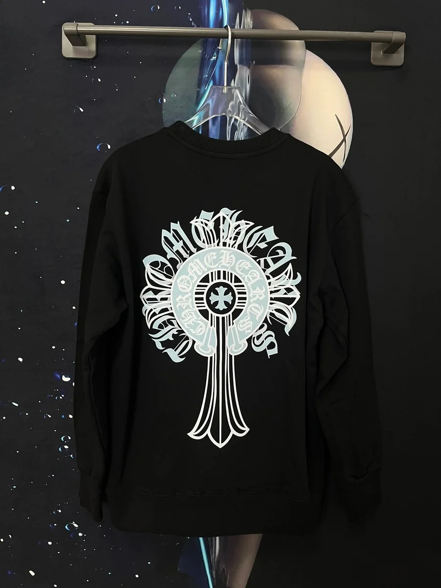 Chrome Hearts Chrome Hearts CH Cross Black Crewneck Sweatshirt Black - 1