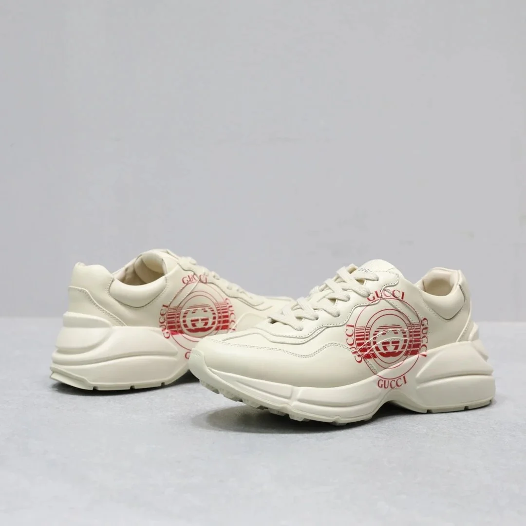 Gucci Gucci Rhyton Off White/Red Sneakers White