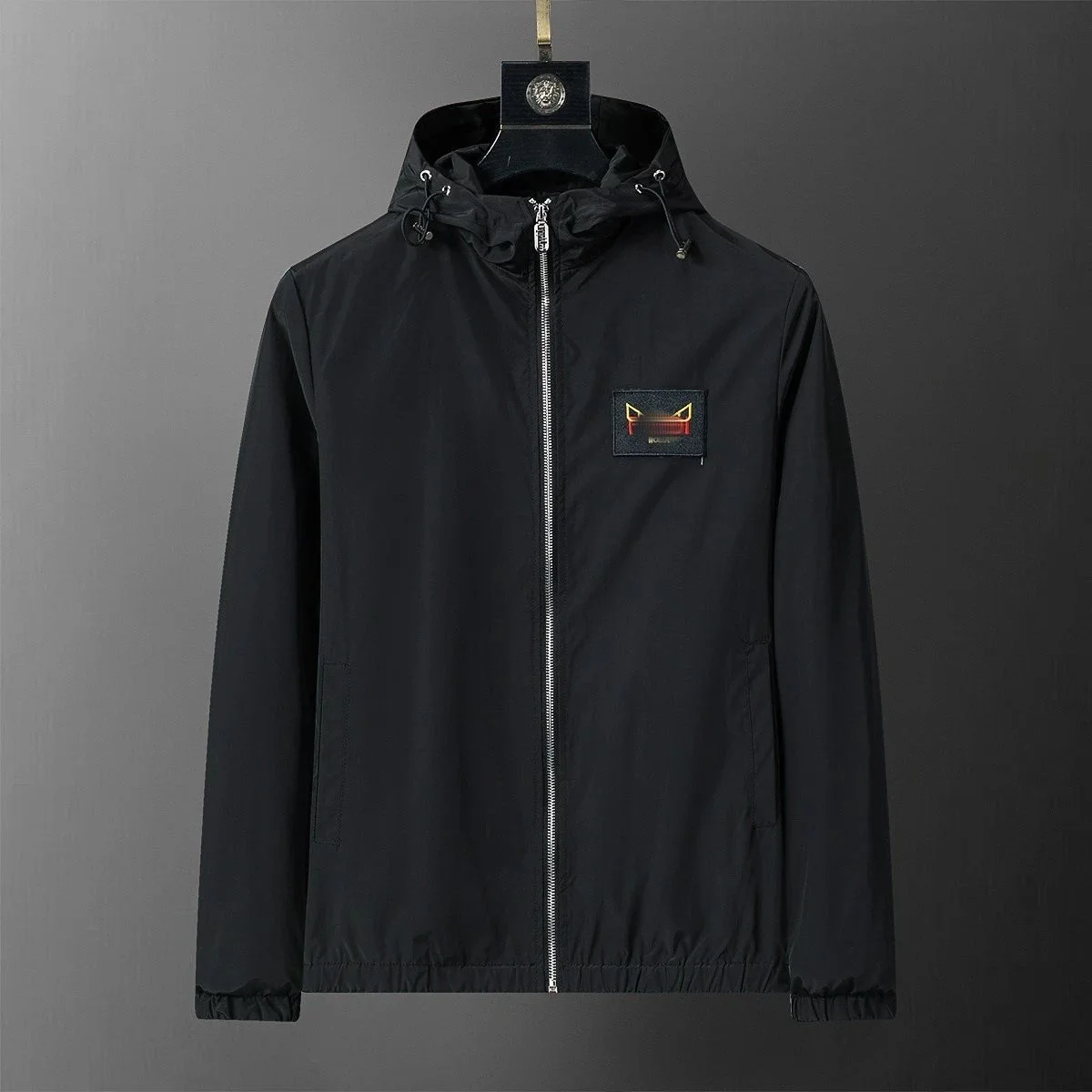 Chrome Hearts Chrome Hearts Black Hooded Zip-Up Jacket Black