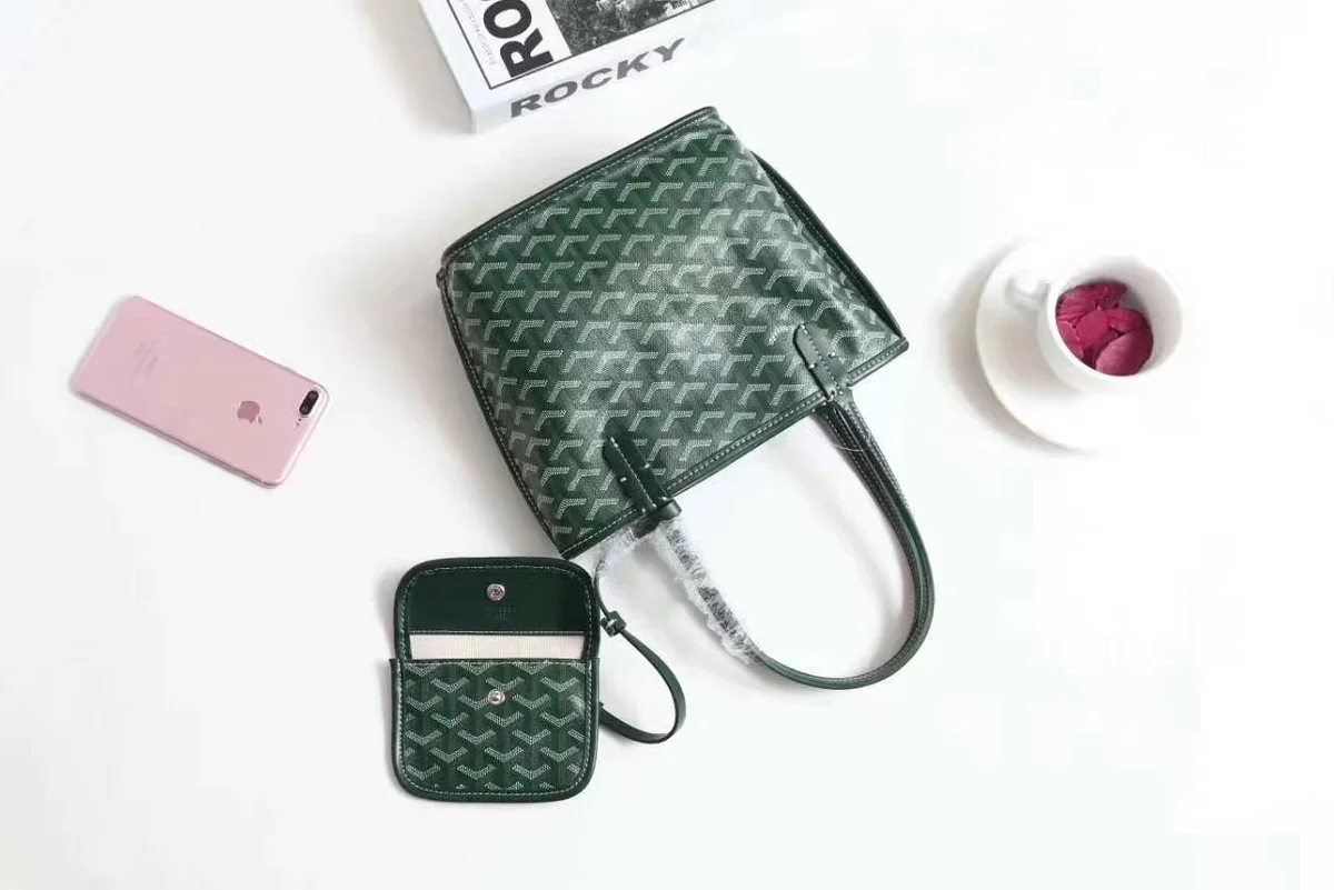 Goyard Goyard Monogram Mini Green Bag Green
