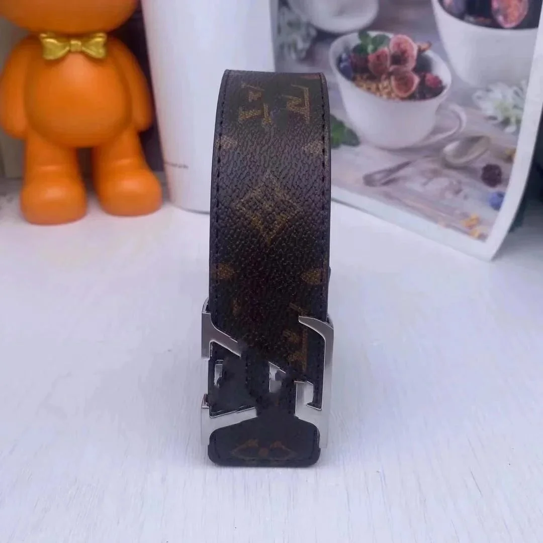 Fendi Fendi Iconic Monogram Belt Brown Leather Accessory Brown