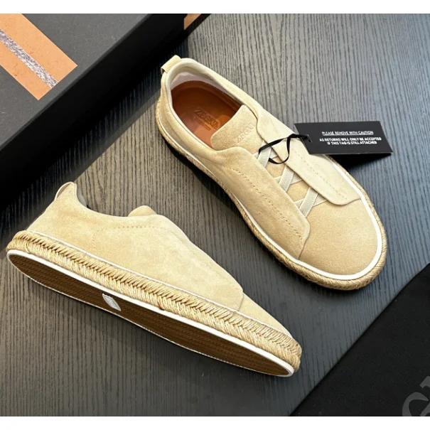 Other Suede Espadrille Sneakers Beige Loafers Beige - 1