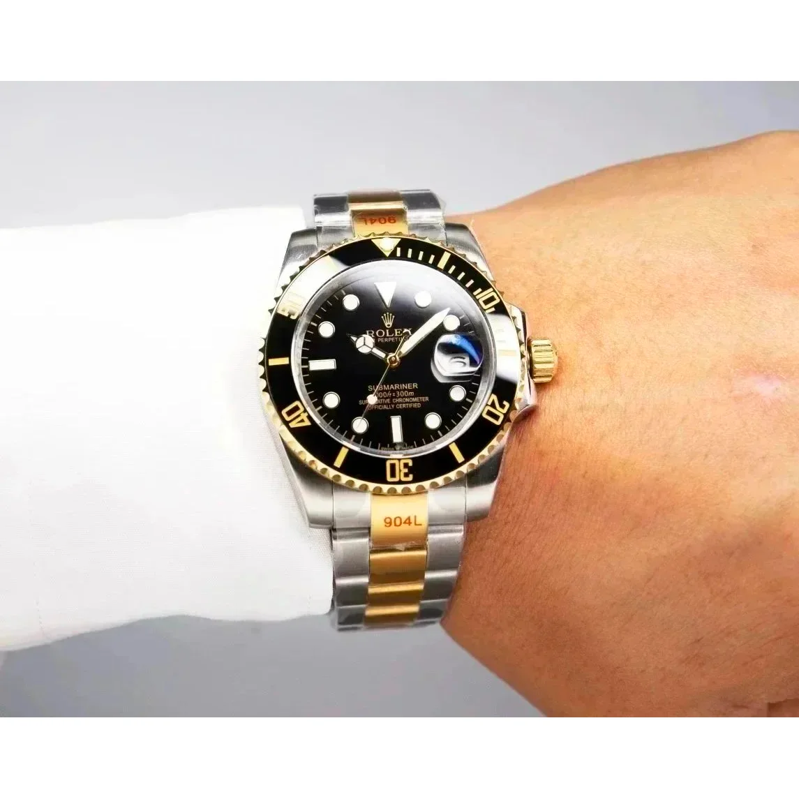 Rolex Submariner Black & Gold Watch