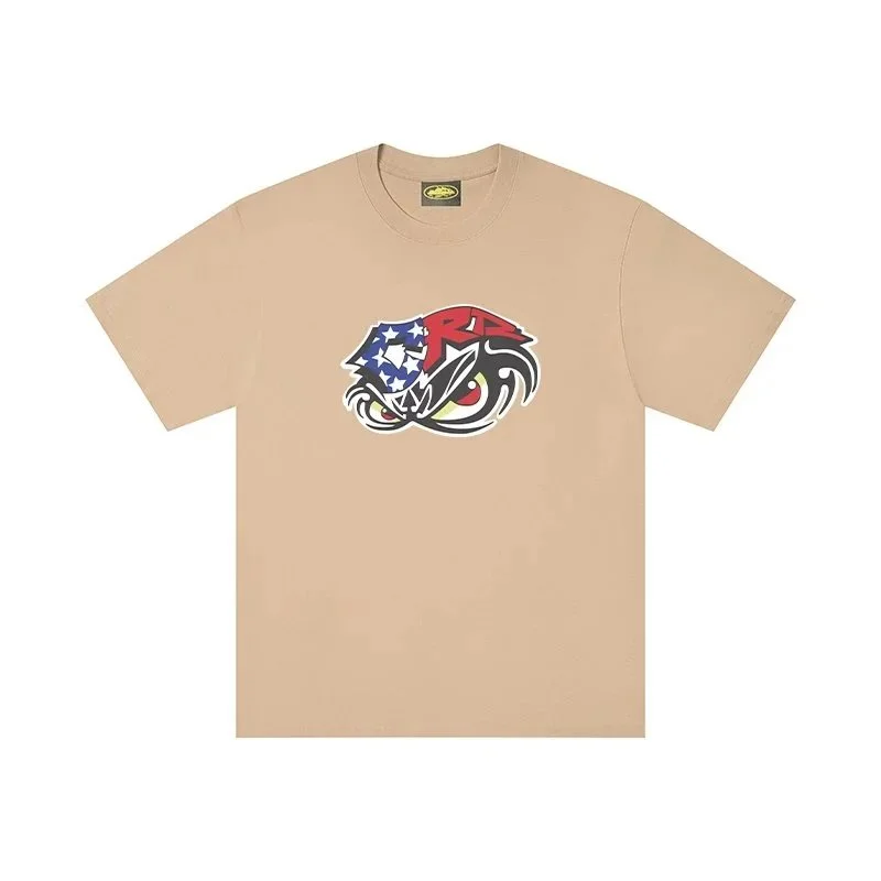 Other Unisex Beige 'RIP' Graphic T-Shirt Beige - 1