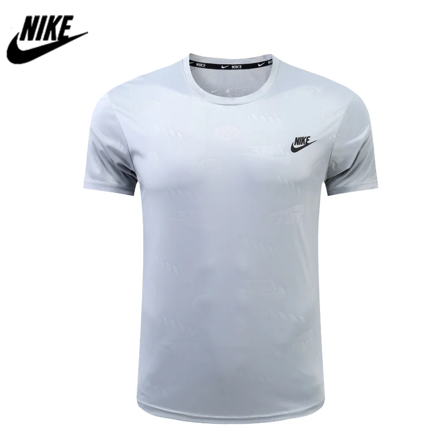 Nike Nike The Nike Tee Light Grey T-Shirt Grey