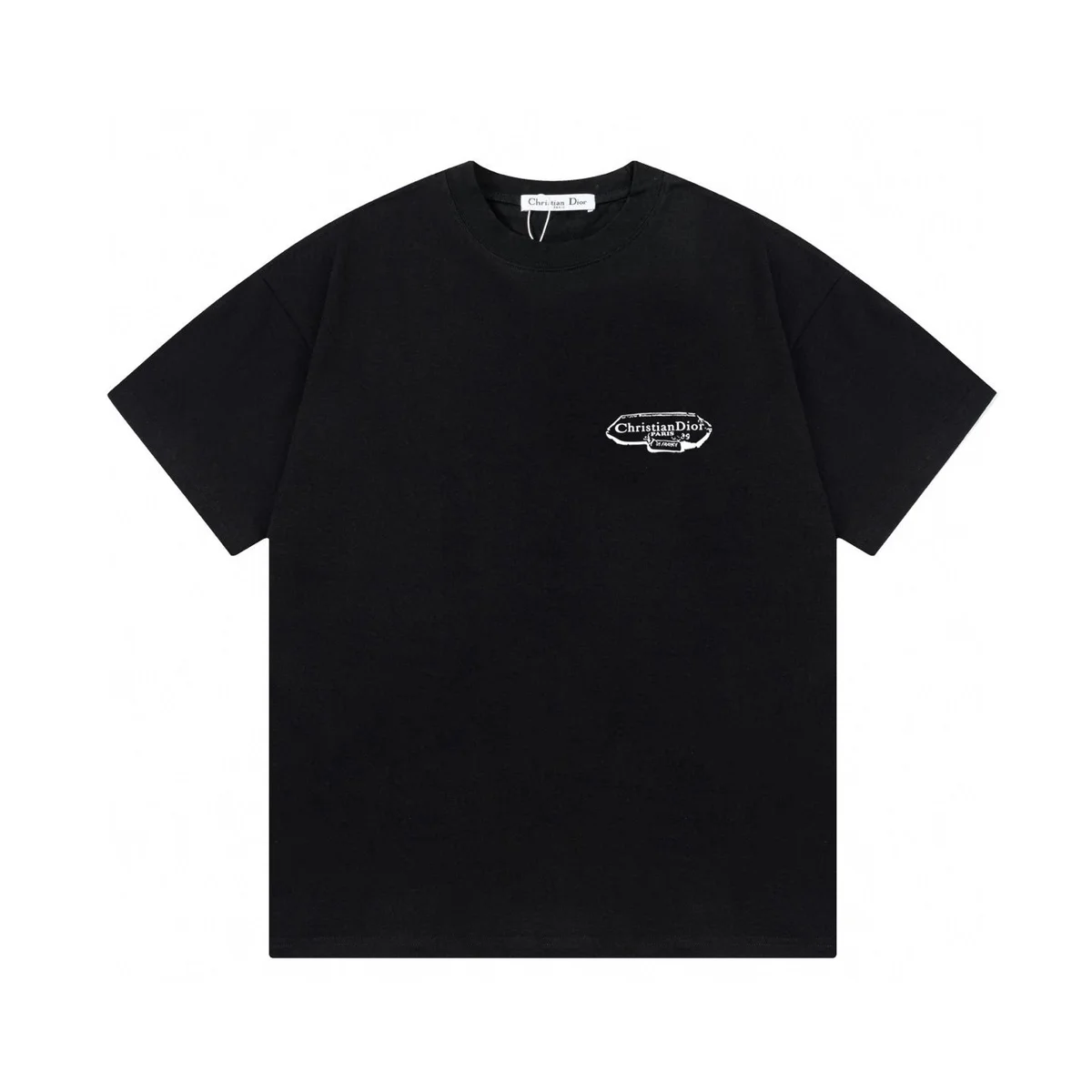 Dior Christian Dior Classic Logo Black T-Shirt Black - 1