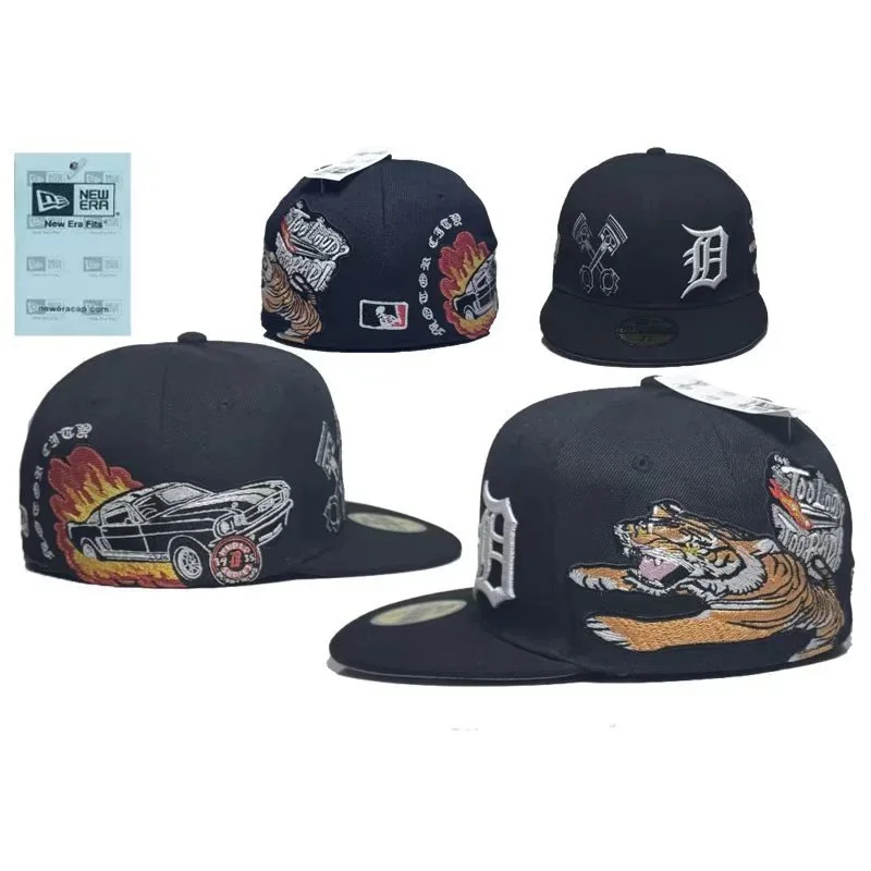 New Era New Era 59FIFTY Detroit Tigers Baseball Cap Navy Navy - 1