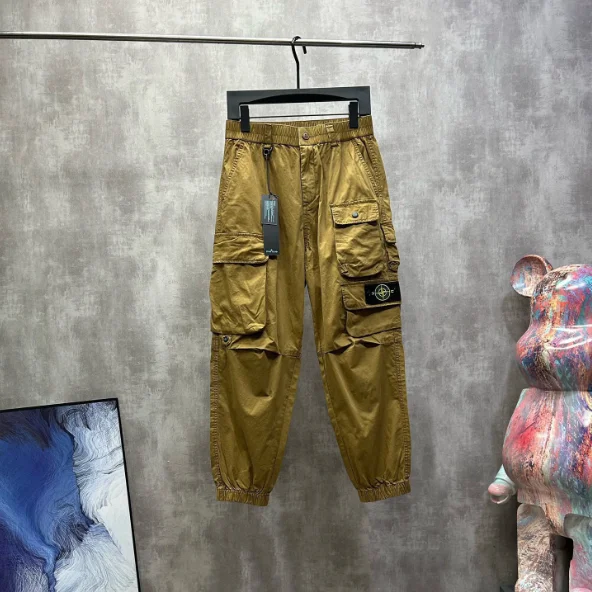 Stone Island Stone Island Olive Cargo Pants Green