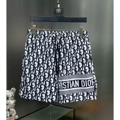 Dior Christian Dior Dior Oblique Black and White Shorts Multicolor