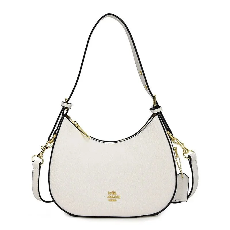 Coach Coach Tabby White Leather Shoulder Bag White
