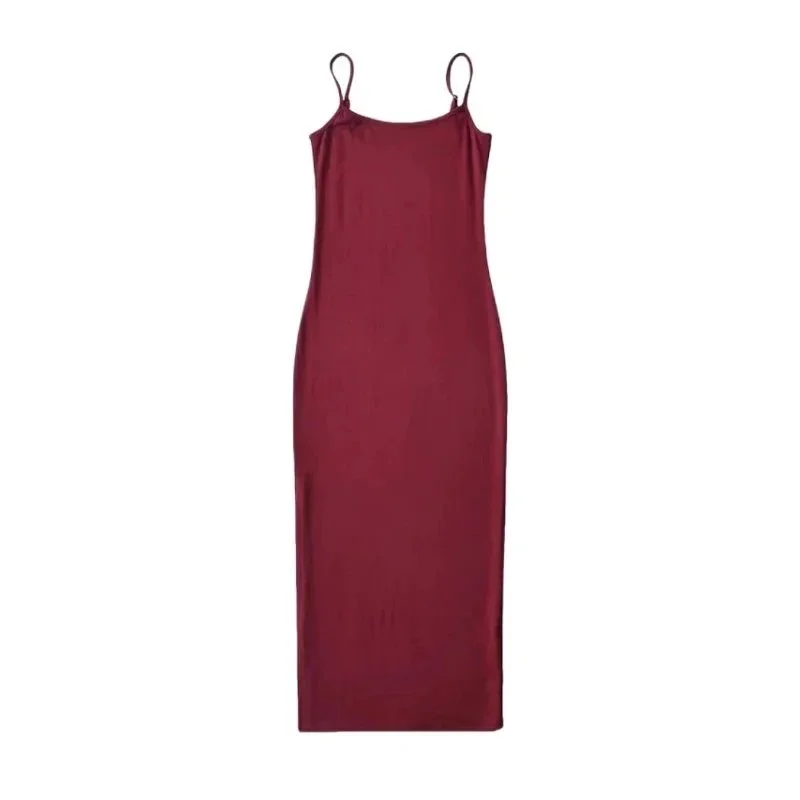 Other Unknown Brand Wine Red Maxi Dress Red - 1