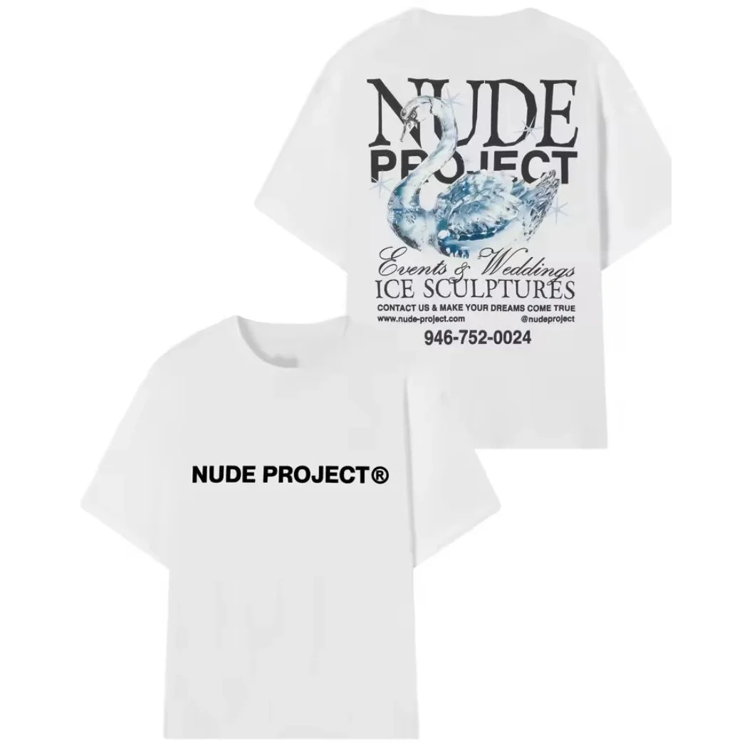 Other NUDE PROJECT® White Swan T-Shirt White - 1