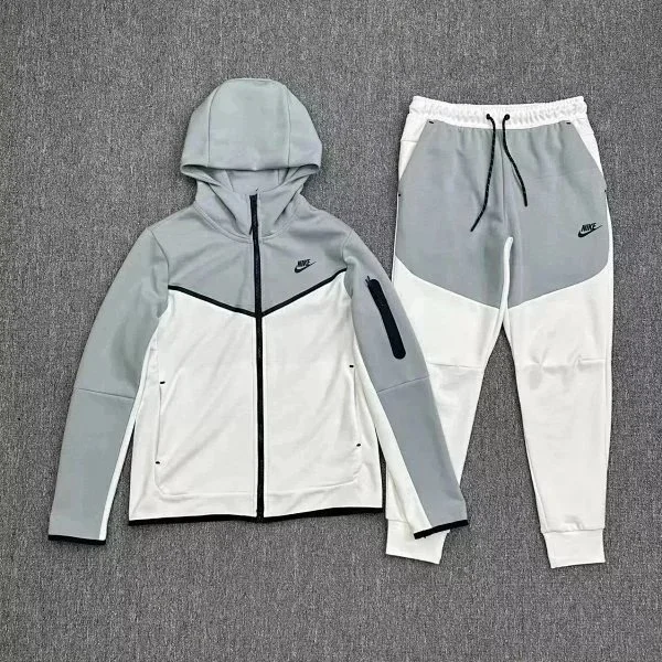 Nike Nike Tech Fleece Grey/White Tracksuit Set Grey - 1