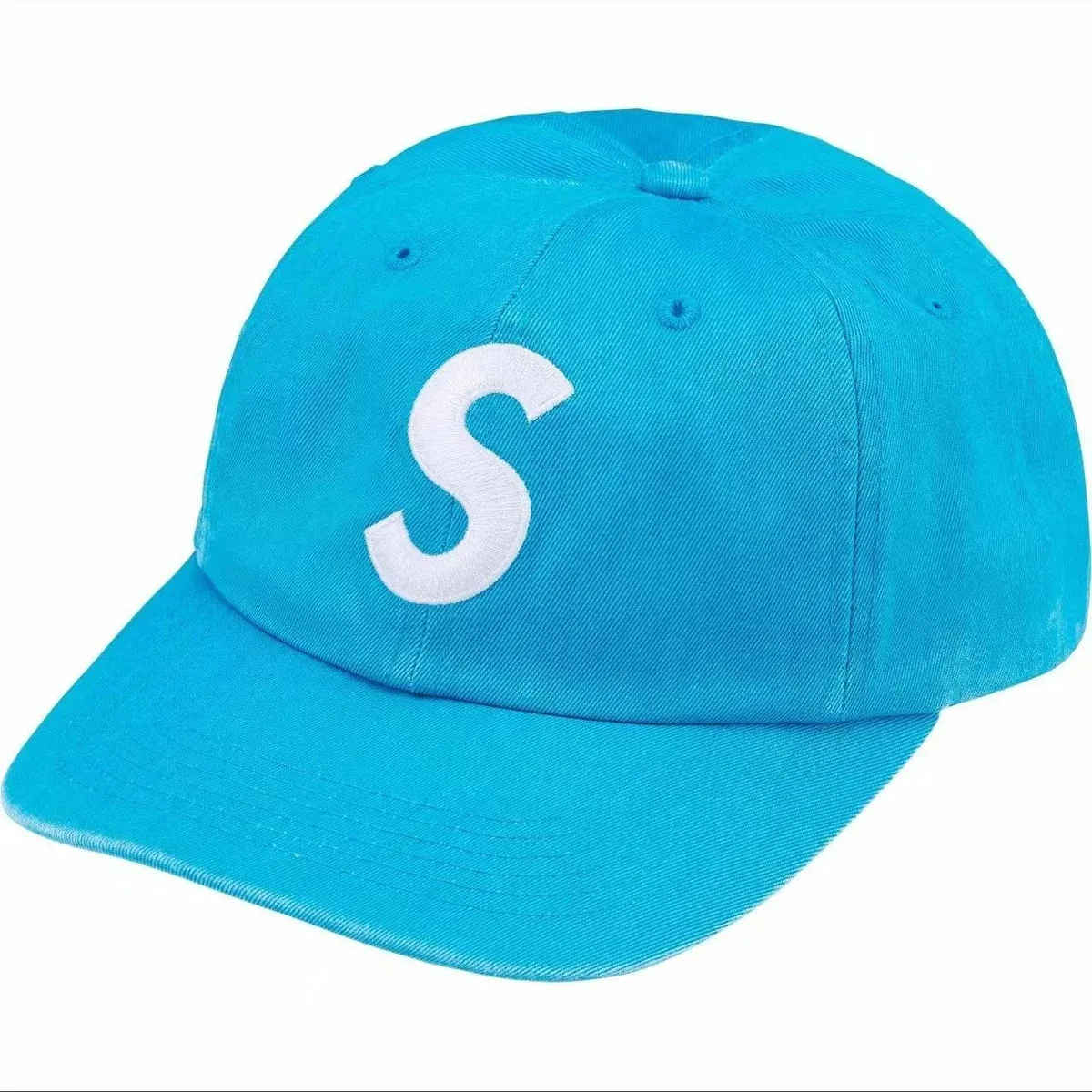 Supreme Supreme S Logo Cap Turquoise Blue Headwear Blue - 1