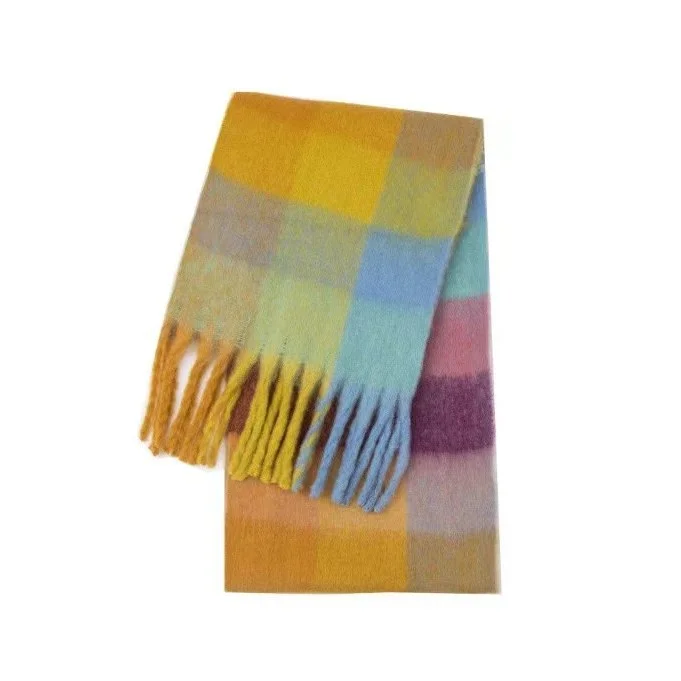 Other Multicolor Plaid Scarf Multicolor