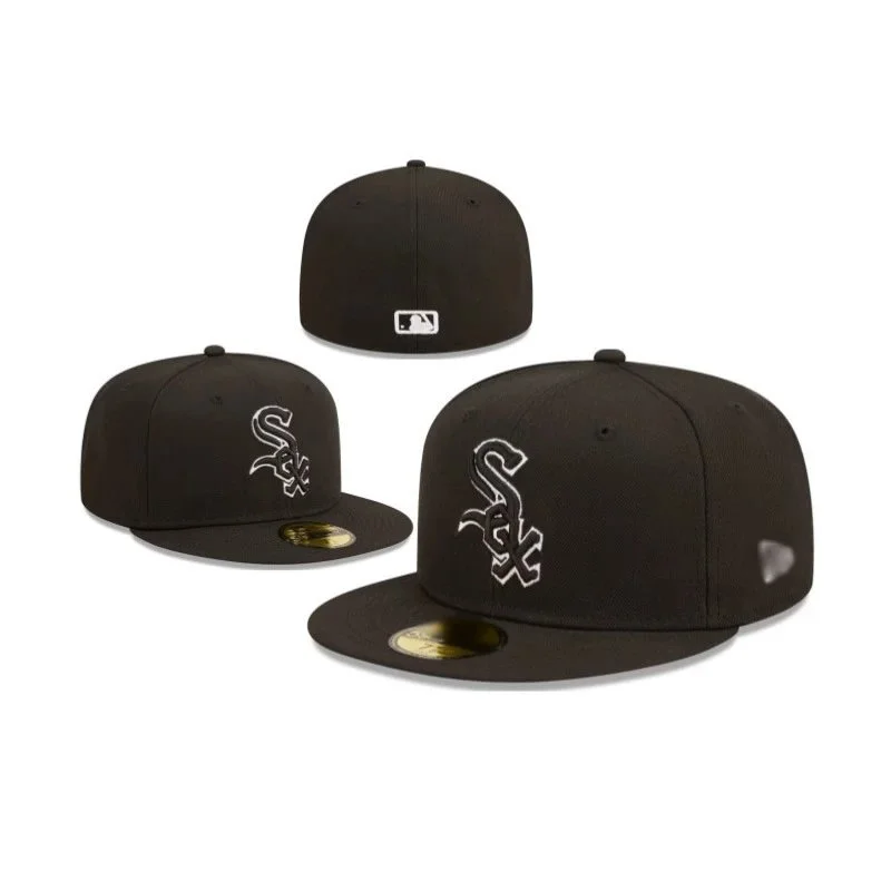 New Era New Era 59FIFTY Black/White Fitted Cap Black