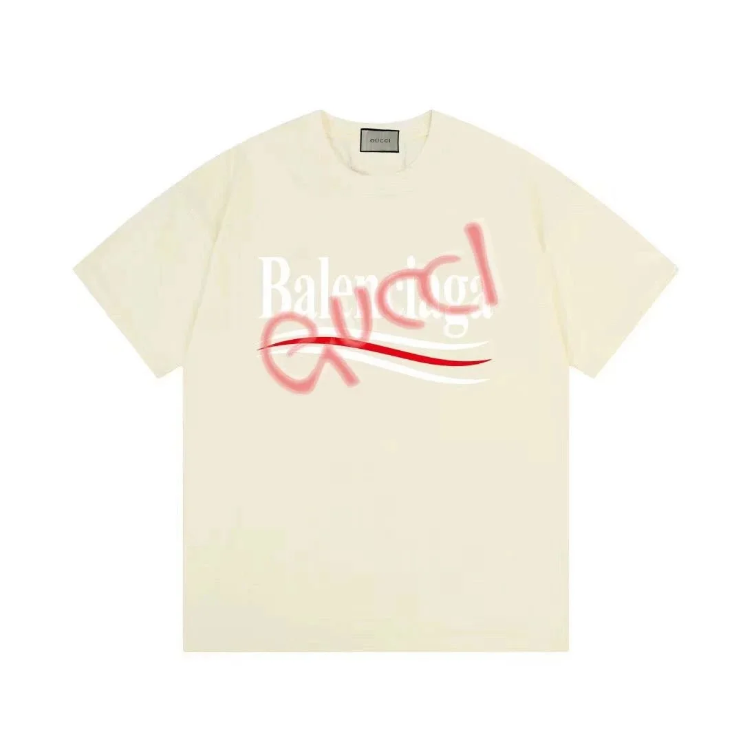 Gucci Gucci Balenciaga x Gucci T-Shirt Cream Cream - 1