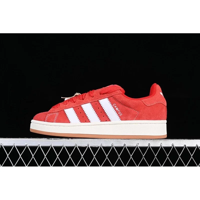 Adidas Adidas Campus Red/White/Gum Sneakers Red
