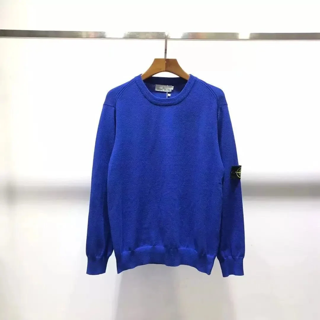 Stone Island Stone Island Blue Crewneck Sweater Blue