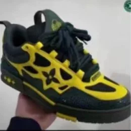 Other Unisex Black & Yellow Sneakers 'sk黄黑 1' Sneakers Black - 1