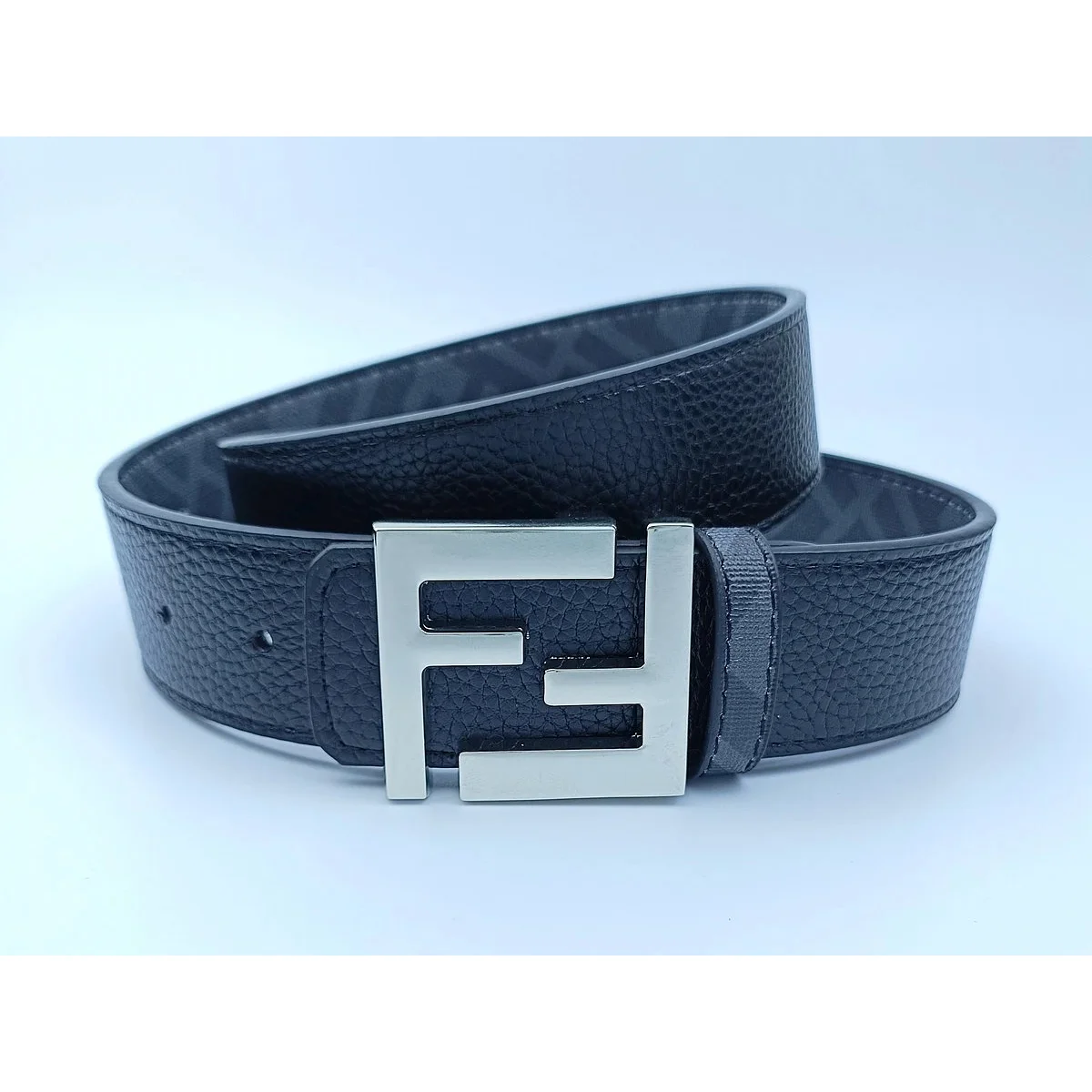 Fendi Fendi FF Logo Black Belt Black