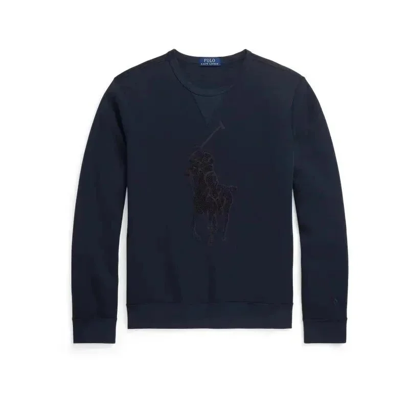Polo Ralph Lauren Polo Ralph Lauren Navy Cotton Crewneck Sweatshirt Navy - 1