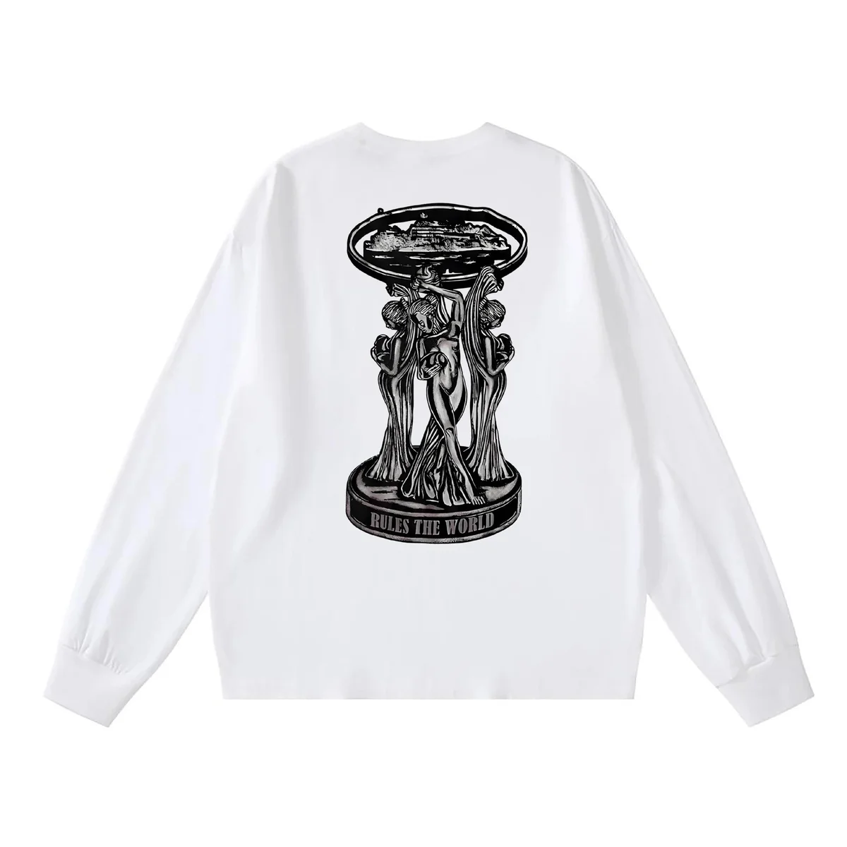 Other White Rules The World Long Sleeve T-Shirt White - 1