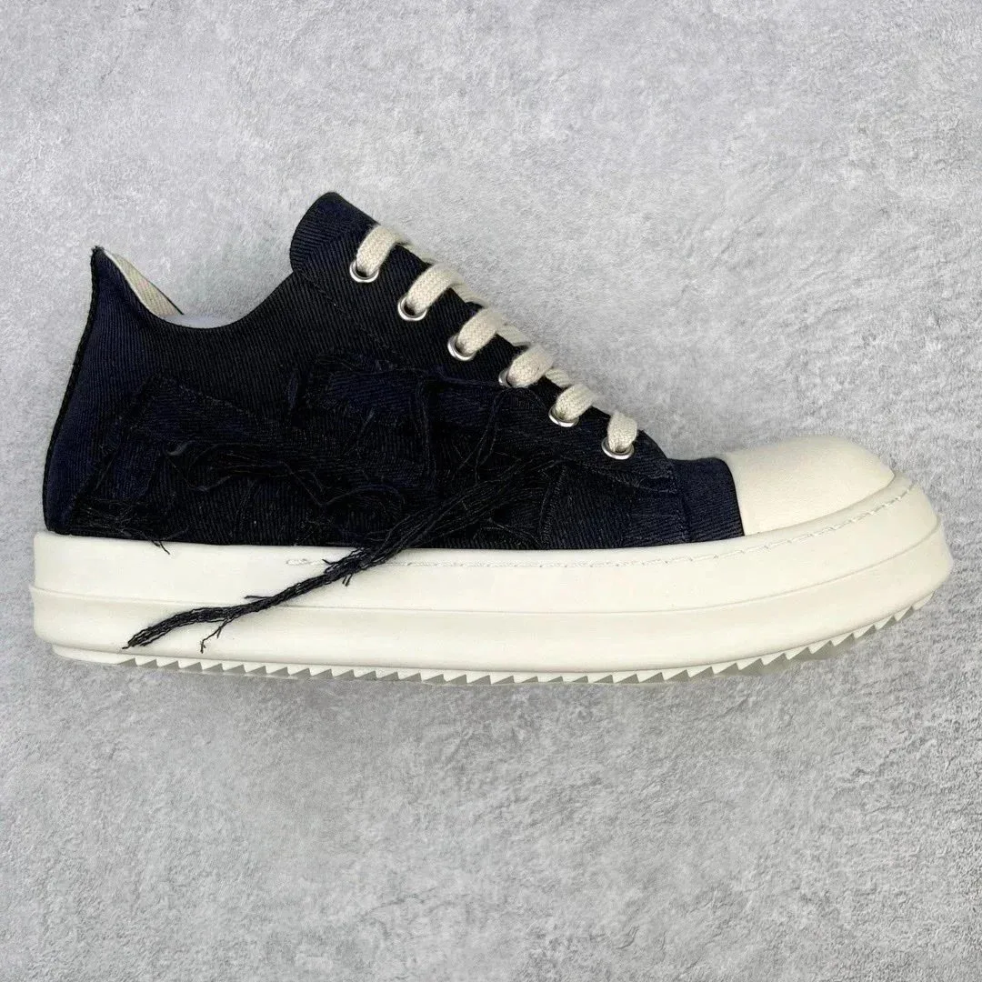 Rick Owens Rick Owens Geobasket Navy/White Sneaker Navy