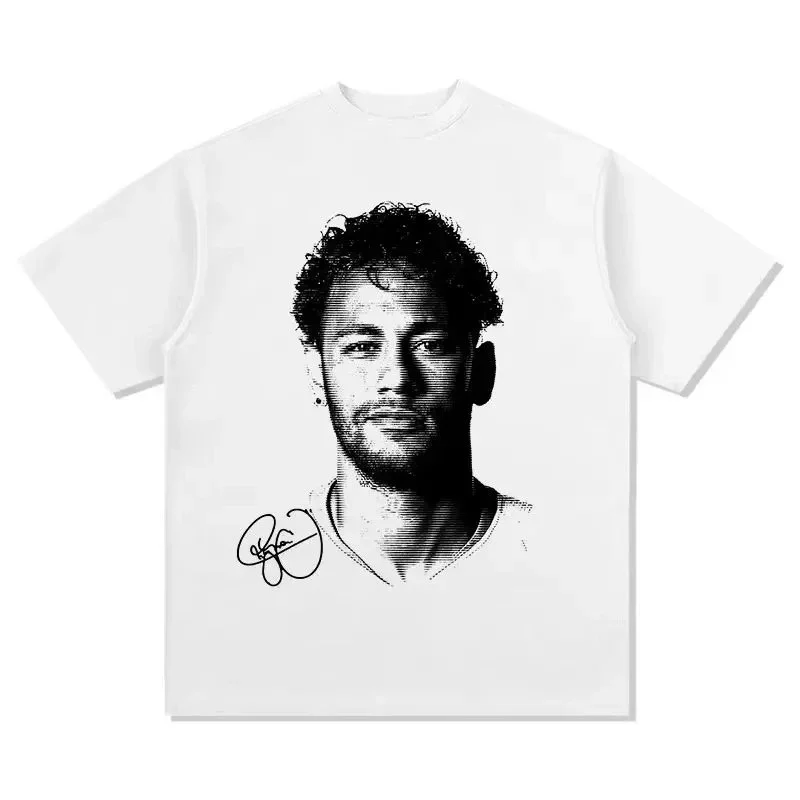 Other White T-Shirt with Neymar Jr. Graphic Print White - 1