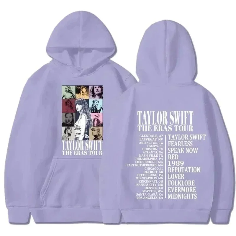 Other Taylor Swift The Eras Tour Lavender Hoodie Purple - 1