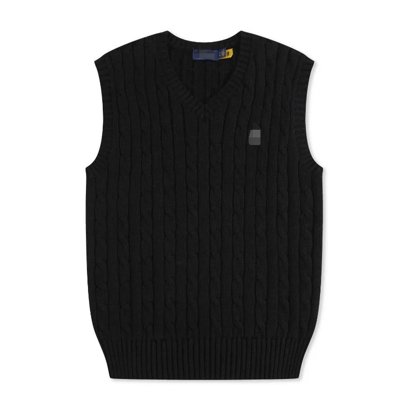 Polo Ralph Lauren Polo Ralph Lauren Black Cable-Knit Vest Black - 1