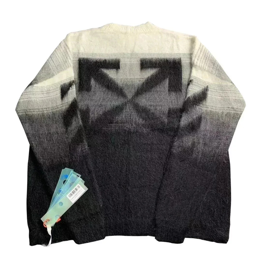 Off-White Off-White OW Arrow Sweater Black/White Knit Black